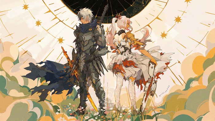 Alphen and Shionne from Tales of Arise Artwork 4K