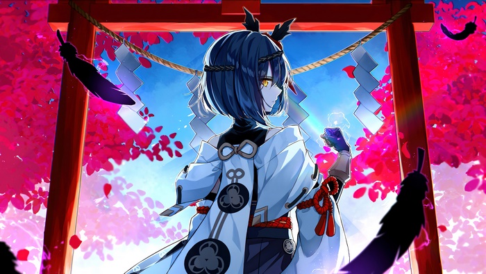 Kujou Sara from Genshin Impact 4K