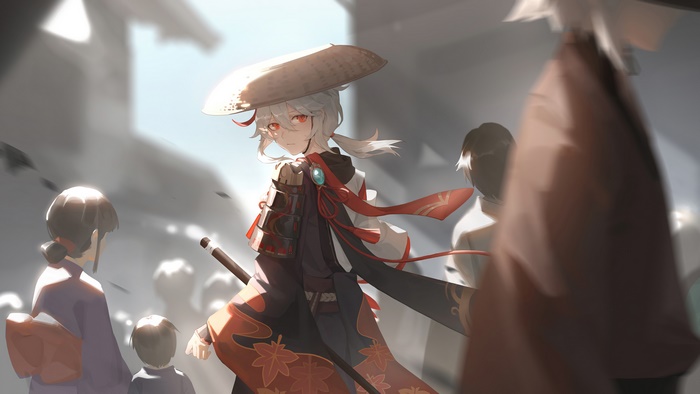 Kazuha from Genshin Impact in Art