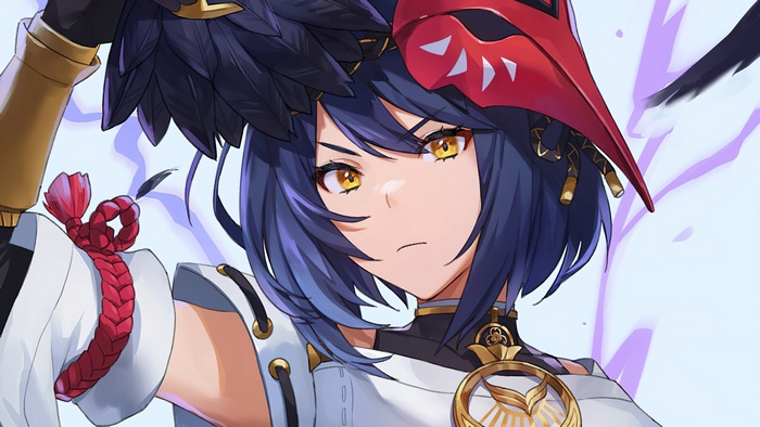 Kujou Sara from Genshin Impact