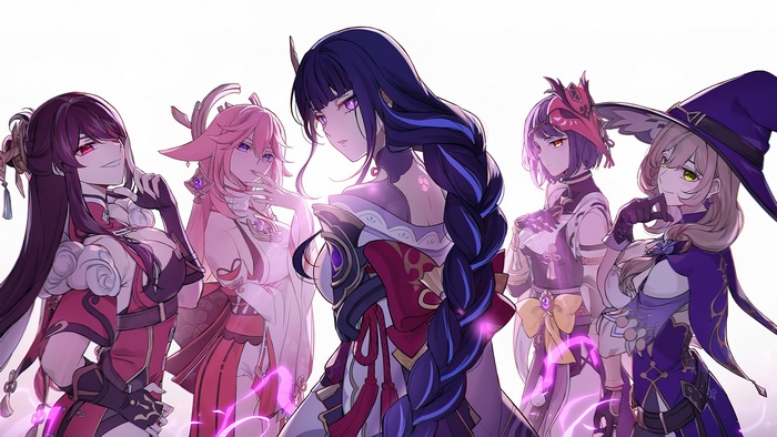 Genshin Impact Girls 4K