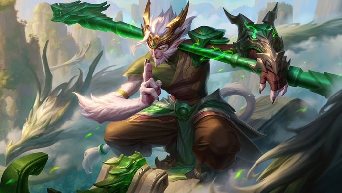 Wukong Jade Dragon Skin from League of Legends