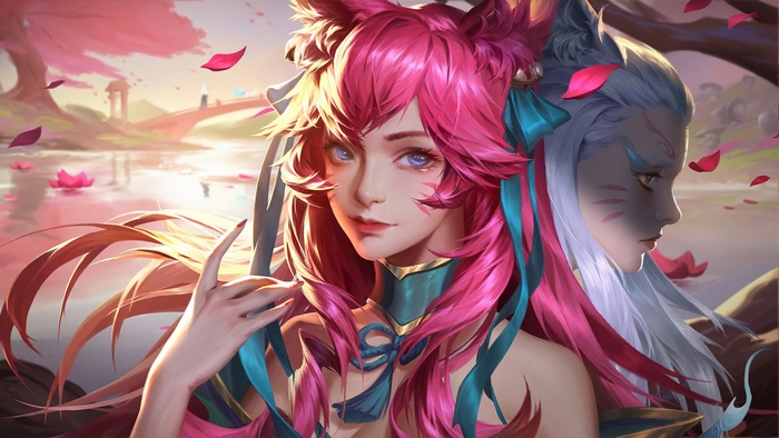 Ahri Spirit Blossom from League of Legends Art