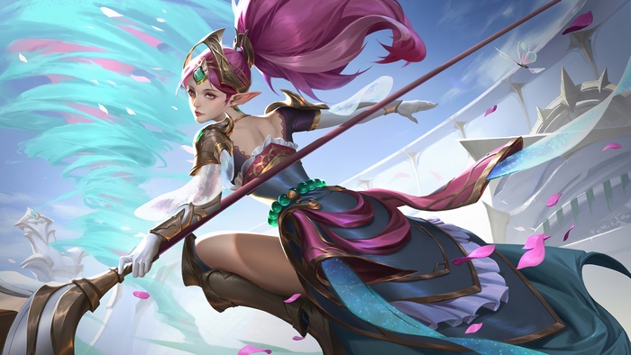 Janna from League of Legends 4K