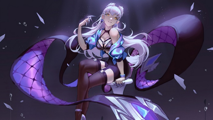 Evelynn from League of Legends KDA art