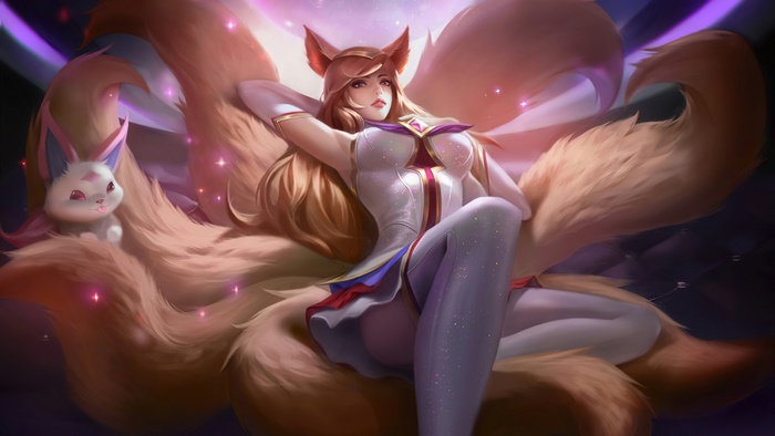 Ahri from League of Legends Star Guardian 4K