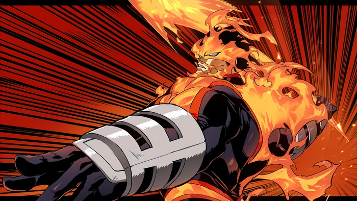 Endeavor from My Hero Academia 4K