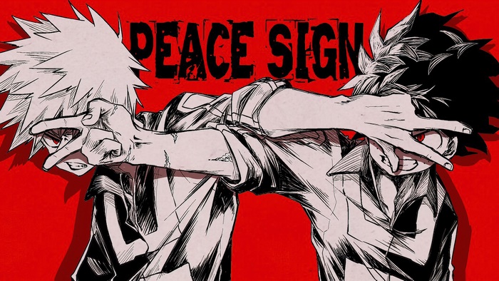 Katsuki Bakugo and Izuku Midoriya from My Hero