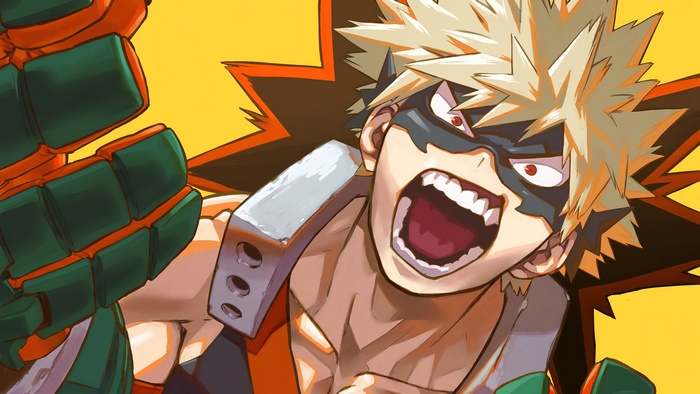 Katsuki Bakugo from My Hero Academia 4K