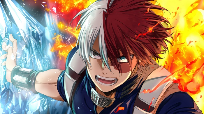 Shoto Todoroki from My Hero Academia