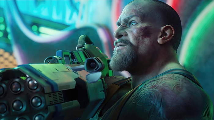 Man with gun from Saints Row reboot 4K