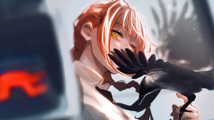 Makima from Chainsaw Man in 4K