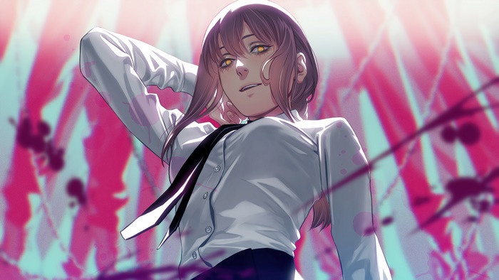 Makima from Chainsaw Man in 4K