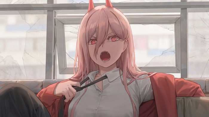 Power from Chainsaw Man in 4K