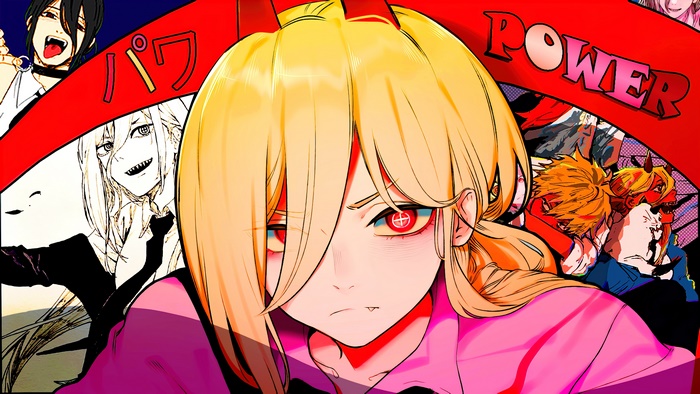 Power and other characters from Chainsaw Man 4K