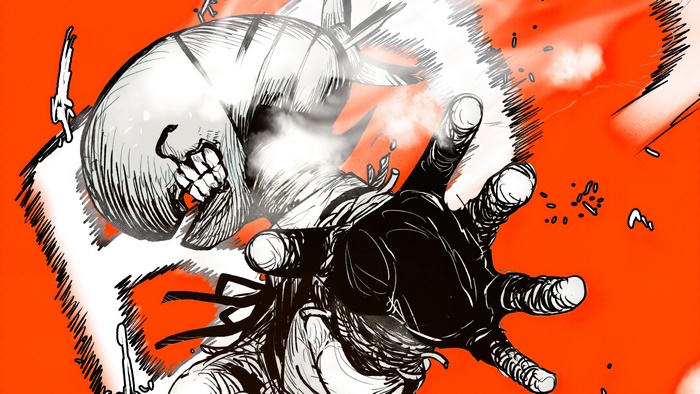 Reze from Chainsaw Man in an action scene 4K