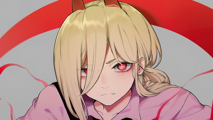 Power from Chainsaw Man anime 4K
