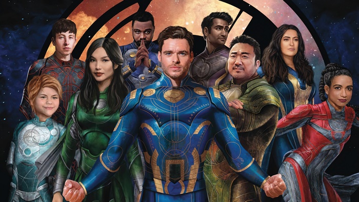 Eternals Cast from Marvel 4K