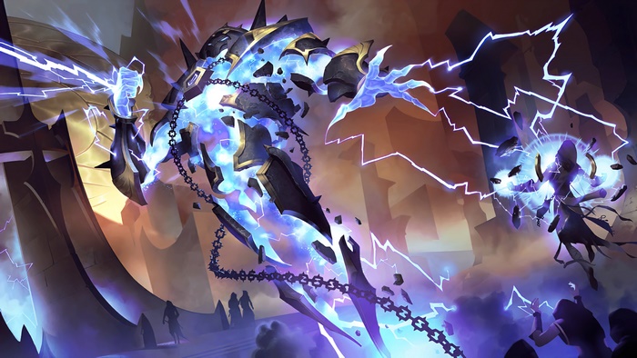 Xerath from League of Legends in Runeterra 4K