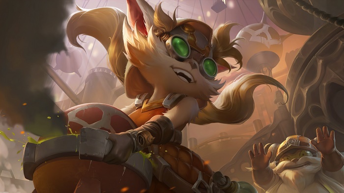 Tristana from League of Legends and Legends of Runeterra