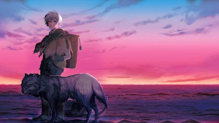 Fushi from To Your Eternity at Sunset