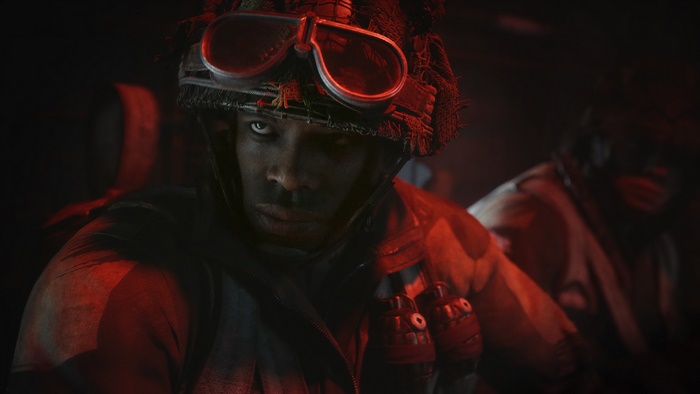Soldier with goggles in Call of Duty Vanguard