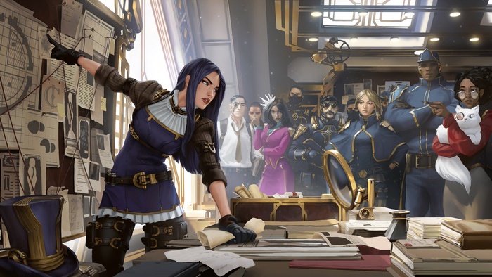 Caitlyn from League of Legends in Piltover