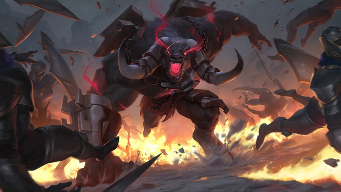Risen Reckoner from Legends of Runeterra