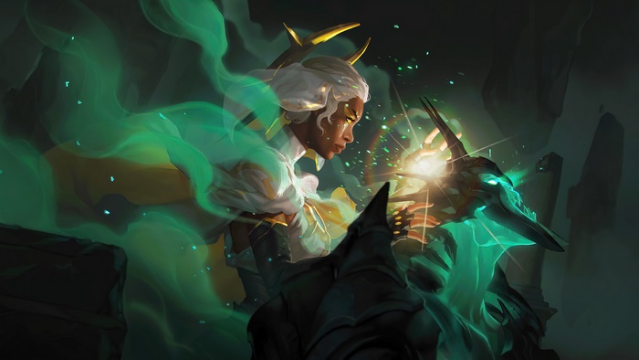 Solari Sentinel from Legends of Runeterra 4K