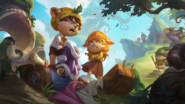 Bandle City travelers in Legends of Runeterra 4K
