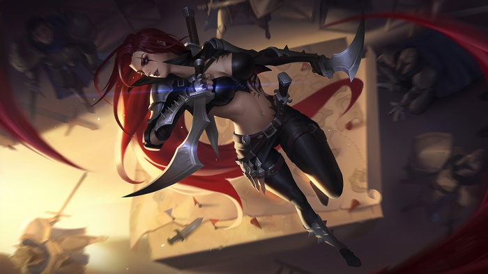 Katarina from League of Legends in 4K