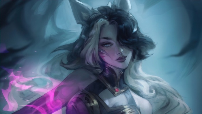 Ahri from League of Legends Coven skin