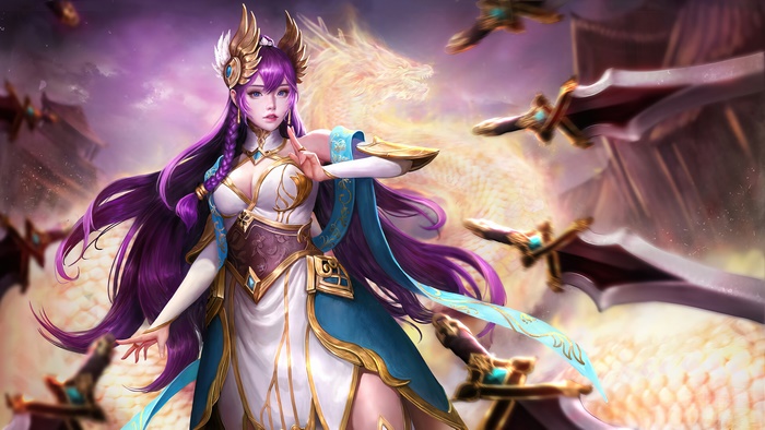 Irelia from League of Legends 4K