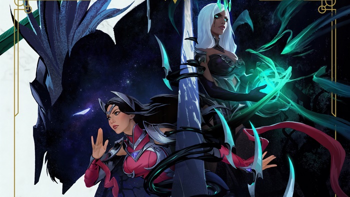 Irelia and Karma from League of Legends