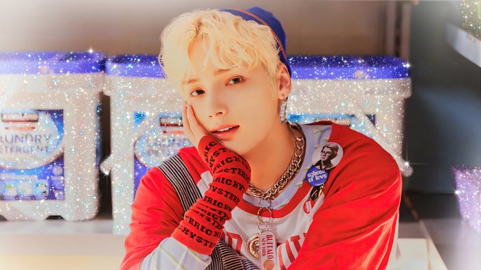 Hueningkai from TXT in Loser=Lover concept