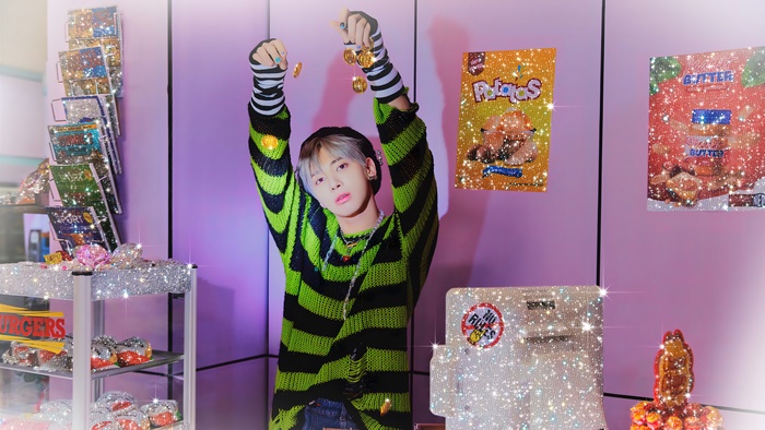 Taehyun from Tomorrow X Together in Loser=Lover concept