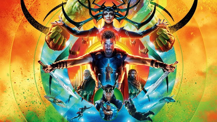 Thor Ragnarok: Thor, Hela, Loki, Hulk, Odin, Heimdall