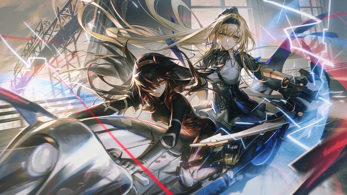 Lucia and Bianca from Punishing Gray Raven in 4K