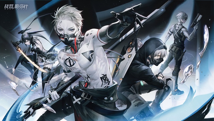 Characters from Punishing Gray Raven in combat