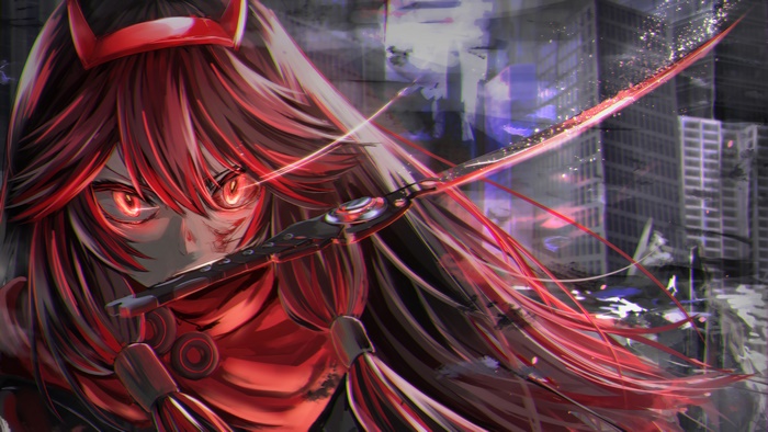 Lucia from Punishing Gray Raven in Intense Artwork