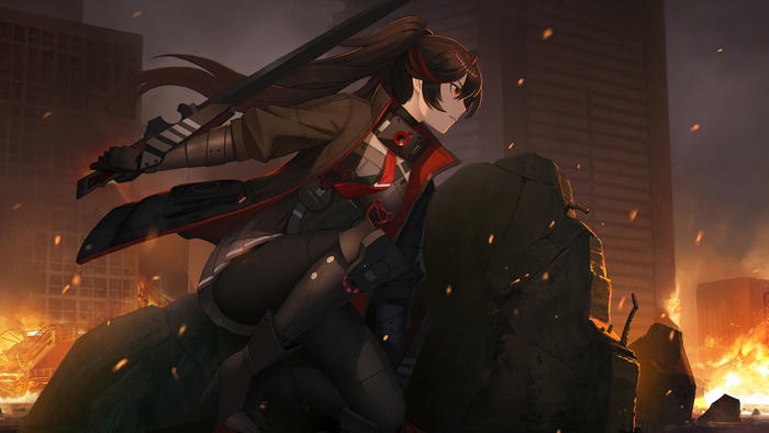 Lucia from Punishing Gray Raven in 4K