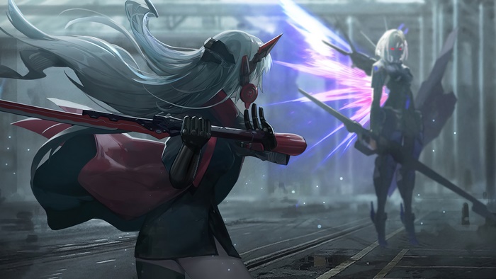 Lucia from Punishing Gray Raven in 4K