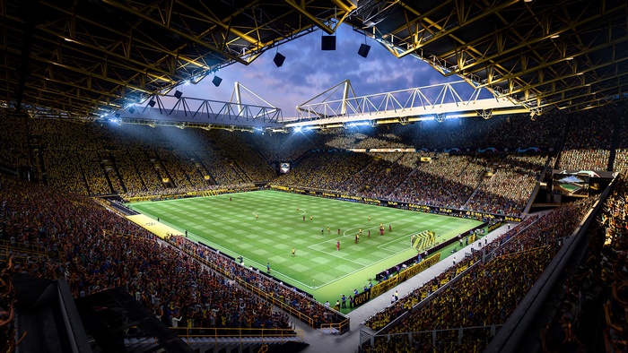 FIFA 22 football game stadium 4K