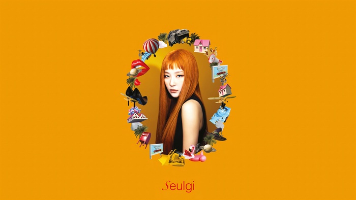 Seulgi from Red Velvet with toys