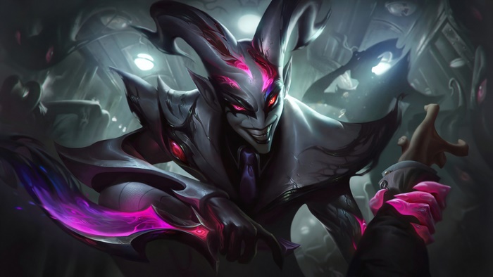 Crime City Nightmare Shaco from League of Legends 4K