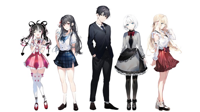 Anime characters from The Detective is Already Dead 4K
