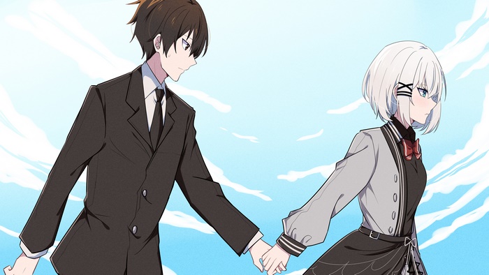 Siesta and Kimihiko from The Detective Is Already Dead 4K