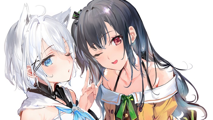 Siesta and Nagisa from The Detective Is Already Dead 4K