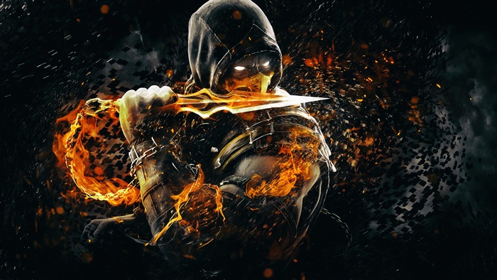Scorpion from Mortal Kombat X 4K