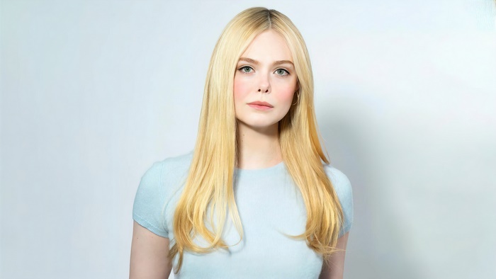 elle, fanning, blonde, actress, 4k, pc, HD Wallpaper | Rare Gallery